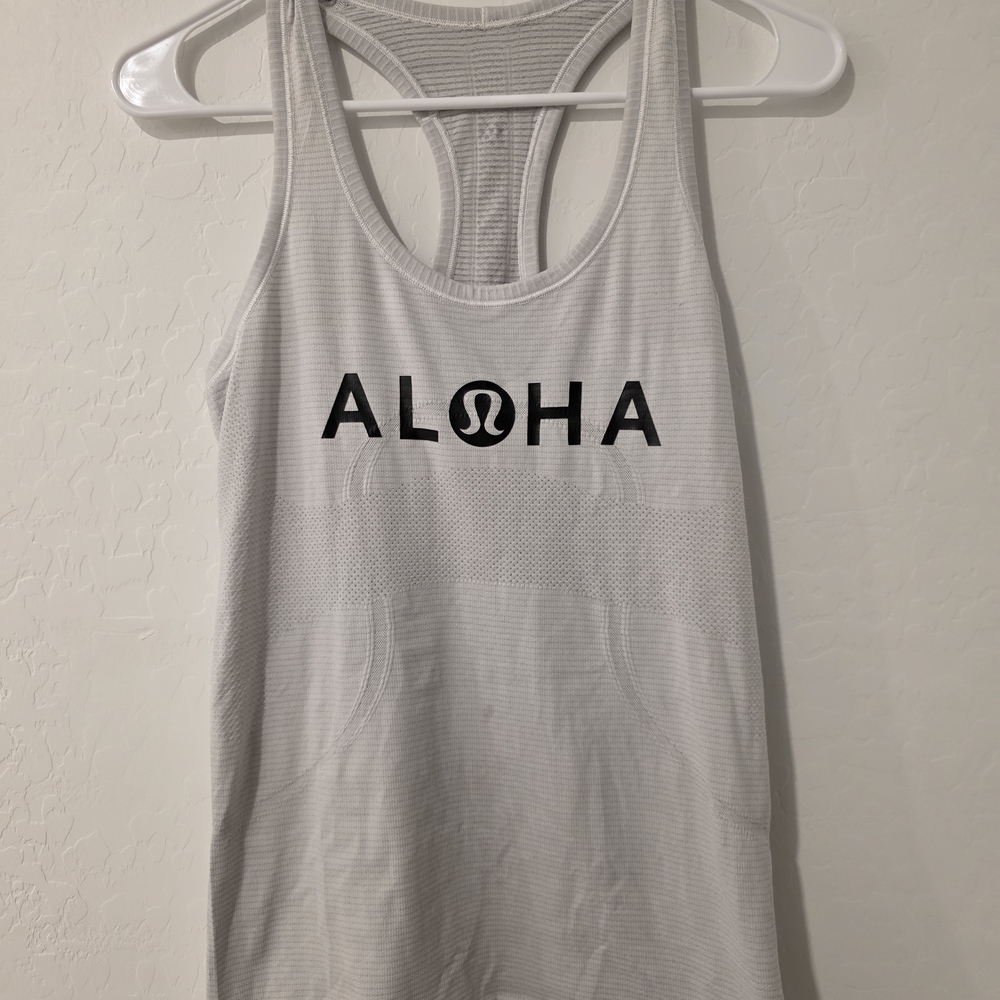 Lululemon White Tank Top